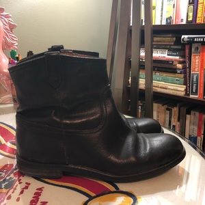 Madewell Otis Boots in Black, Size 8